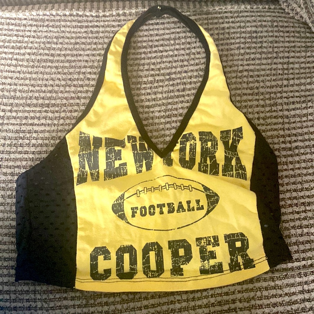 New York Football Mesh Halter Top